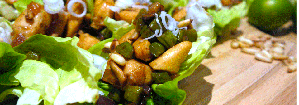 Carb-Free Dinners – Zesty Chicken Lettuce Cups