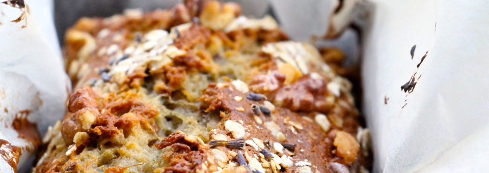 How to Bake – Lavender Banana Walnut Bread